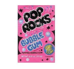 0.33 oz Pop Rocks, Popping Candy, Bubble Gum
