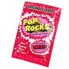 0.33 oz Pop Rocks, Popping Candy, Cherry
