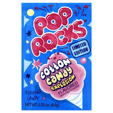 0.33 oz Pop Rocks, Popping Candy, Cotton Candy