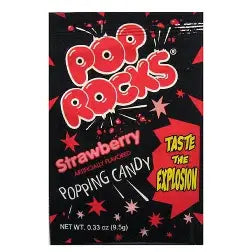 0.33 oz Pop Rocks, Popping Candy, Strawberry