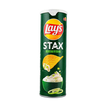 Lays Stax Sour Cream Onion Flavor 3.17 oz