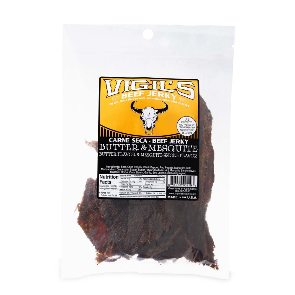 Vigil's Jerky Butter Mesquite 3oz