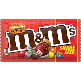 2.83 oz M&M's Peanut Butter Chocolate Candy, Sharing Size