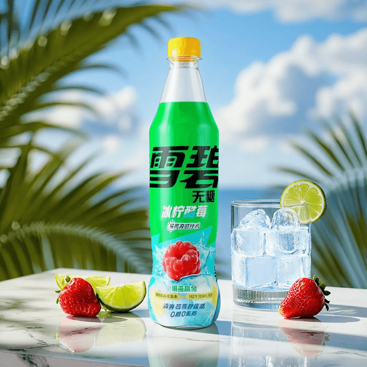 Exotic Sprite Raspberry Lemon Flavor Soda 16.9oz