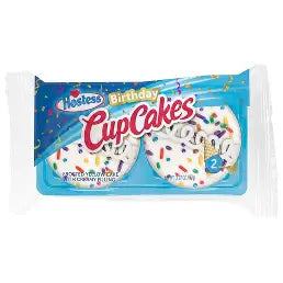 3.38 oz Hostess Cup Cake, Birthday 2 Count