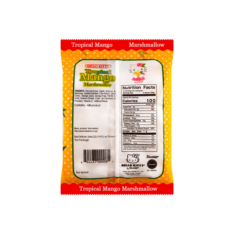 Hello Kitty Tropical Mango Marshmallow Bag