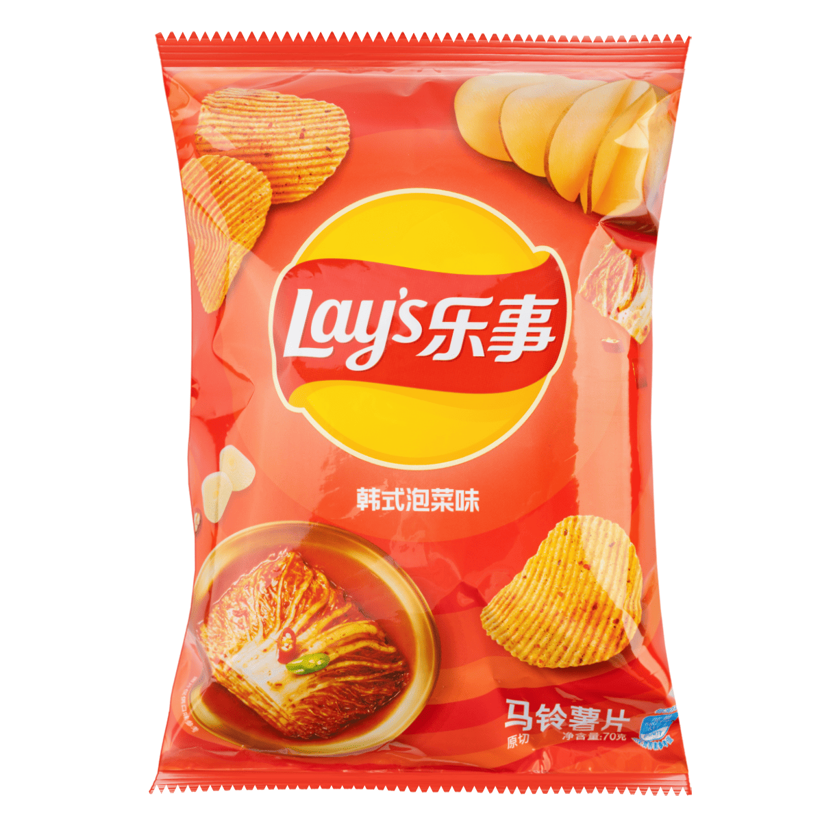 Lay's Korean Kimchi Flavor Potato Chip s 70g