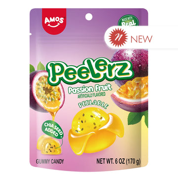PEELERZ GUMMY PASSIONFRUIT 6 OZ BAG