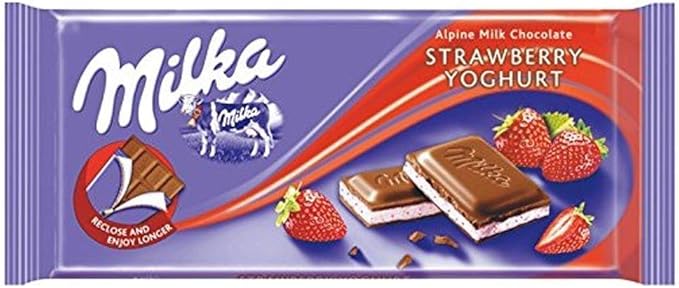 Milka Strawberry Yoghurt 1 00g