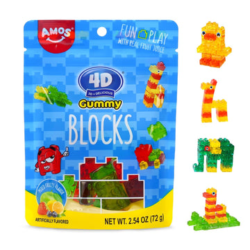 4D Gummy Building Blocks 12 Count