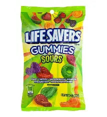 7 oz Life Savers, Gummies, Sours, Peg Bag