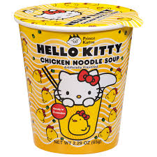 A-Sha Prince Katsu Hello Kitty Chicken Noodle Soup 6 x 2.29 oz