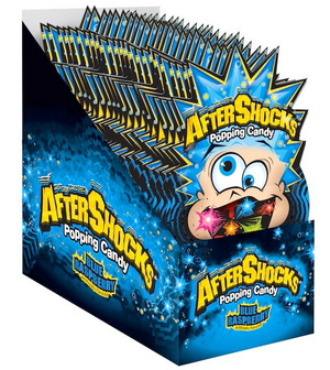 Aftershocks Blue Raspberry Popping Candy .33oz Bags