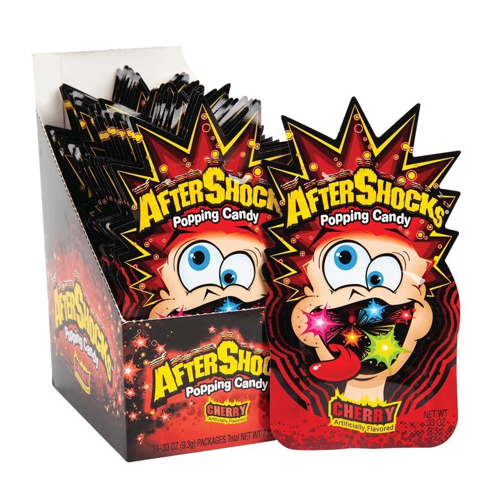Aftershocks Popping Candy Pouch Cherry