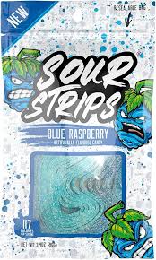 BLUE RASPBERRY- SOUR STIRPS