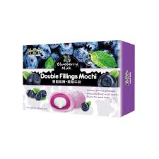 Bamboo House Double Fillings Mochi - Blueberry Milk 24x180g