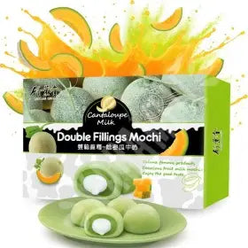 Bamboo House Double Fillings Mochi - Cantaloupe Milk 24x180g