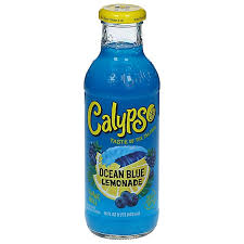 Calypso, Lemonade, Ocean Blue, 16 oz (12 Pack)