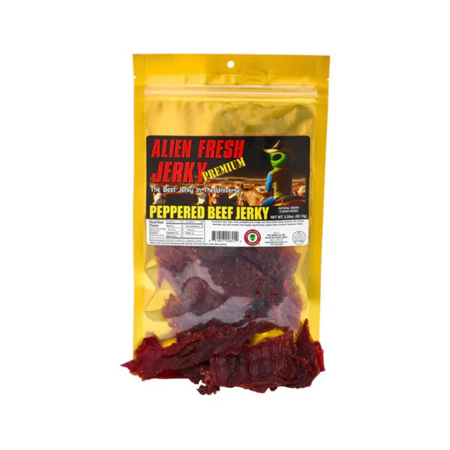 Alien Fresh Jerky Peppered Beef Jerky 3.25 oz