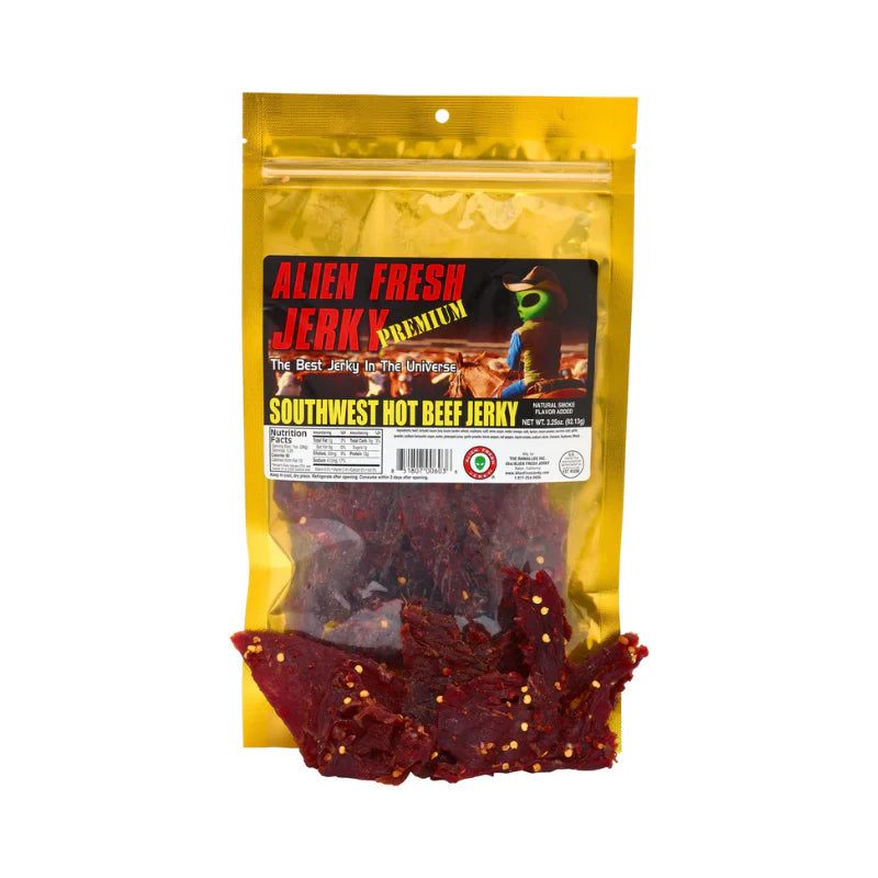 Alien Fresh Jerky Hot Southwest Hot Beef Jerky