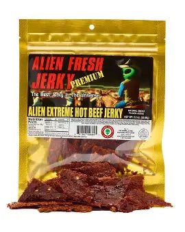 EXTREME HOT BEEF JERKY- ALIEN JERKY