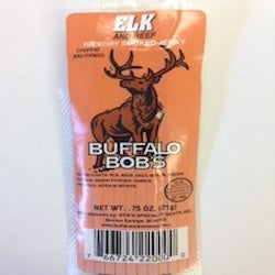 Buffalo Bob’s Elk with Beef Hickory Smoked Meat Stick .75oz