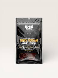Elmors Jerky co Honey teriyaki 8oz HALF POUND