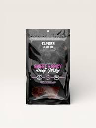 Elmors Jerky co Sweet and spicy 8oz HALF POUND