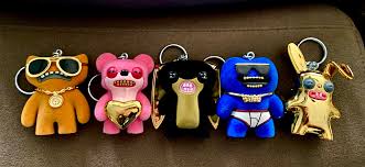 Fuggler Collectable Keychains Gold Edition