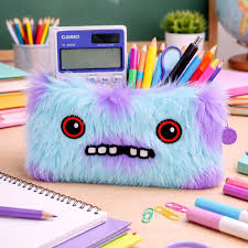 Fuggler, Furry Pencil Case Blue