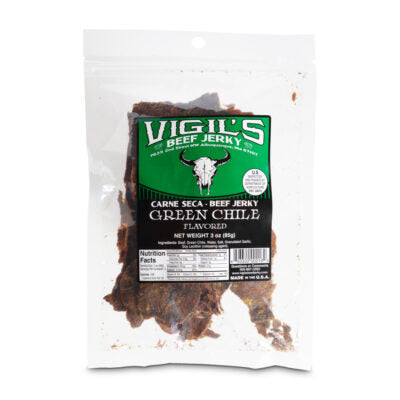 Vigil's Jerky Green Chili 3oz