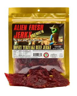 HONEY TERIYAKI BEEF JERKY-ALIEN JERKY