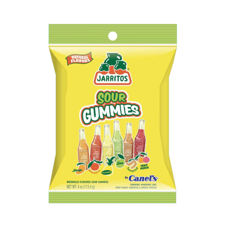 Jarritos Sour Gummies 4 oz (12 Pack)