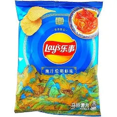 LAYS SHRIMP WITH ABALONE SAUCE