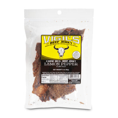 Vigil's Jerky Lemon Pepper 3oz