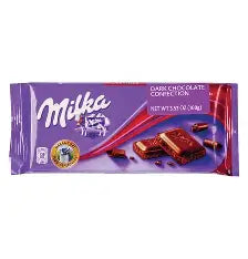 MILKA ZARTHREB DARK CHOCOLATE BAR 3.5 OZ