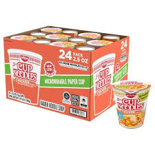 Nissin Cup Noodle Black Pepper Crab Flavor 24x 2.6oz.