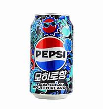 pepsi cola zero sugar mojito 355ml