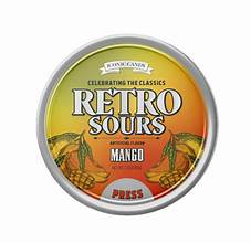 RETRO SOURS MANGO 2.12 OZ TIN