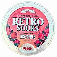 RETRO SOURS RED APPLE 2.12 OZ TIN