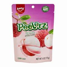 PEELERZ GUMMY LYCHEE 6 OZ BAG