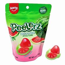 PEELERZ GUMMY WATERMELON 6 OZ BAG