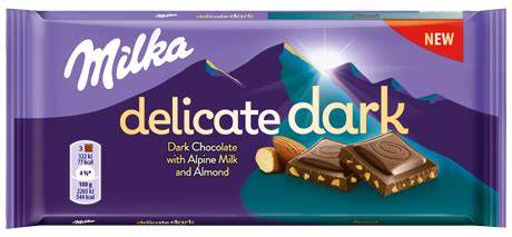 Milka Dark Almond 85g