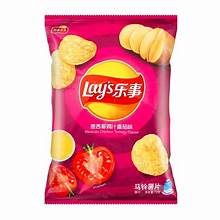Lay’s Mexican Chicken & Tomato Flavor Potato Chips, 70g × 22packs