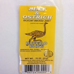 Buffalo Bob’s Ostrich Jerky .75oz.