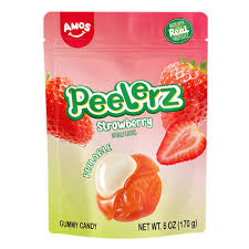 PEELERZ GUMMY STRAWBERRY 6 OZ BAG