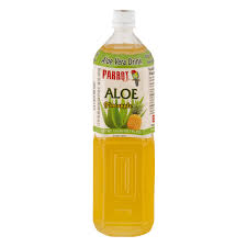 Parrot, Aloe Vera Drink, Pineapple, 1.5 l (12 Pack)