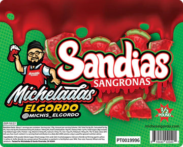 Micheladas El Gordo Sandias Sagronas 6 OZ