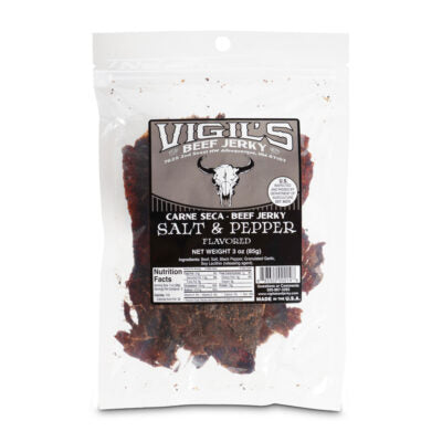 Vigil's Jerky Salt & Pepper 3oz