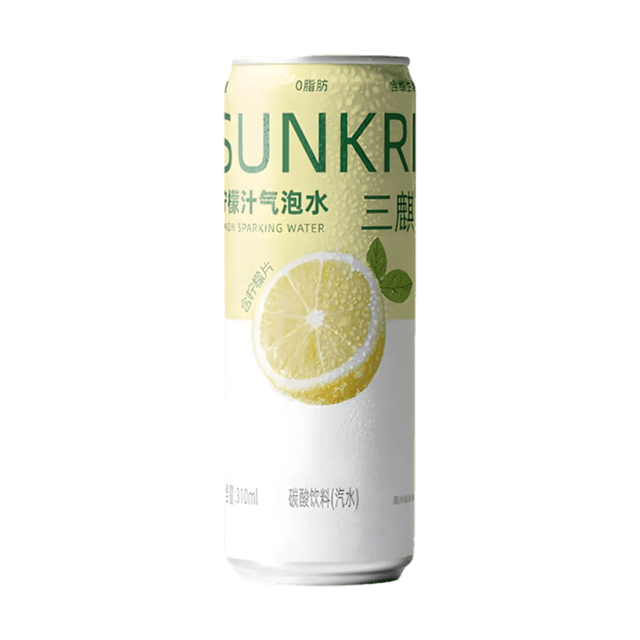 Sanqi Lemon Slice Sparkling Soda Water 310ml"